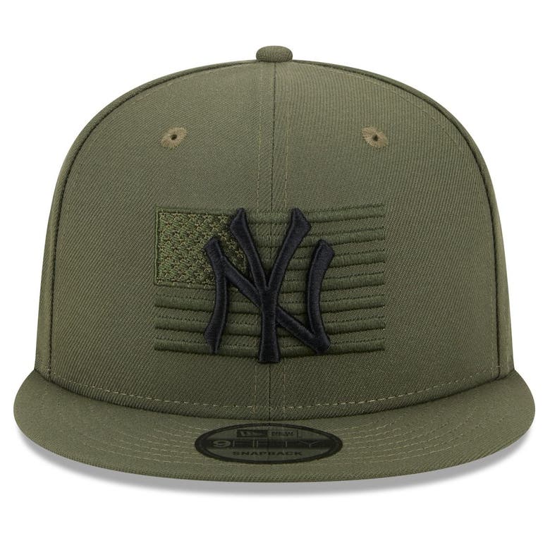New Era Green New York Yankees 2023 Armed Forces Day 9fifty Snapback