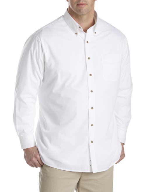 HARBOR BAY BY DXL HARBOR BAY BY DXL EASY-CARE SOLID SPORT SHIRT 