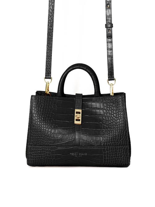 Teddy Blake Lola Croco 10" In Black