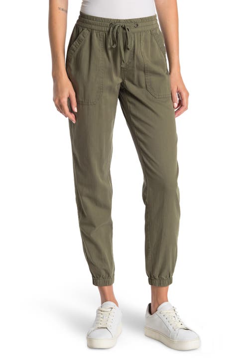 Buy Roadster Women Olive Green Regular Fit Solid Joggers - Trousers for  Women 1787851