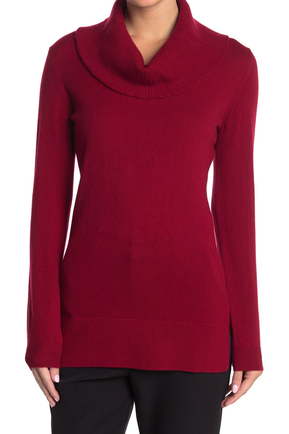 funnel neck cashmere jumper