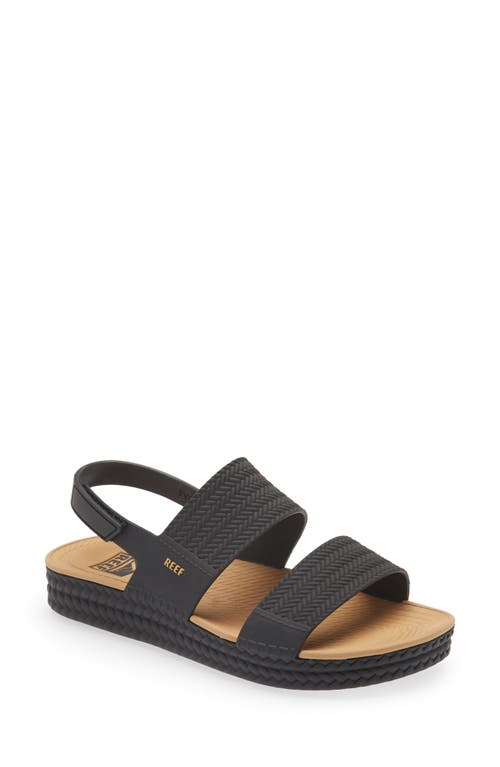 Reef Water Vista Slingback Sandal In Black/tan