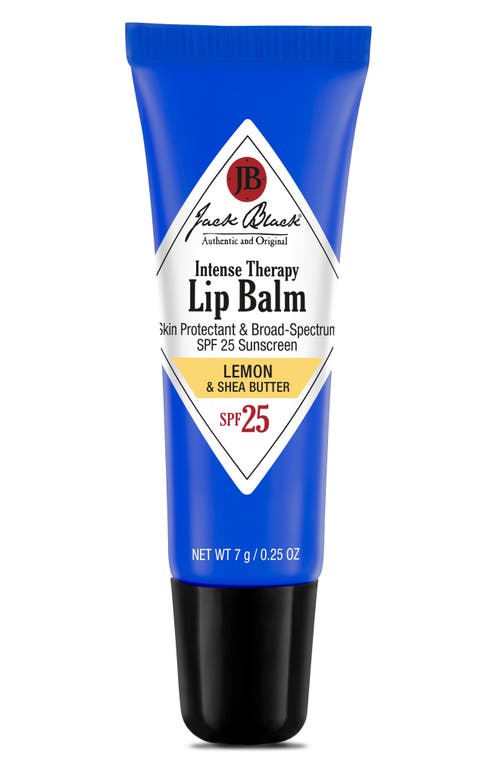 Jack Black Intense Therapy Lip Balm SPF 25 in Lemon Shea