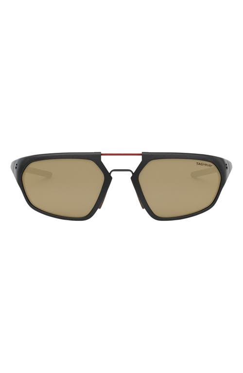 TAG HEUER TAG HEUER LINE 55MM POLARIZED GEOMETRIC SUNGLASSES