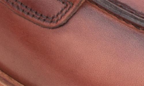 Warfield & Grand Harper Moc Toe Penny Loafer In Cognac