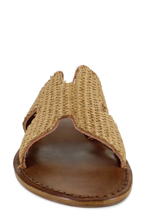 Artisan Crafted By Zigi Fenka Water Resistant Leather Sandal In Brown