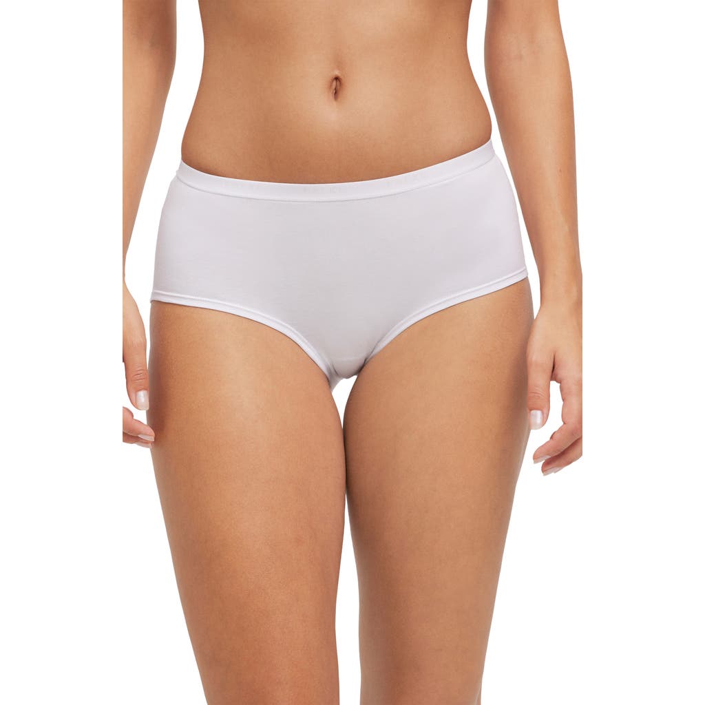 Falke Daily Comfort 2-pack Stretch Cotton Hipster Briefs In White