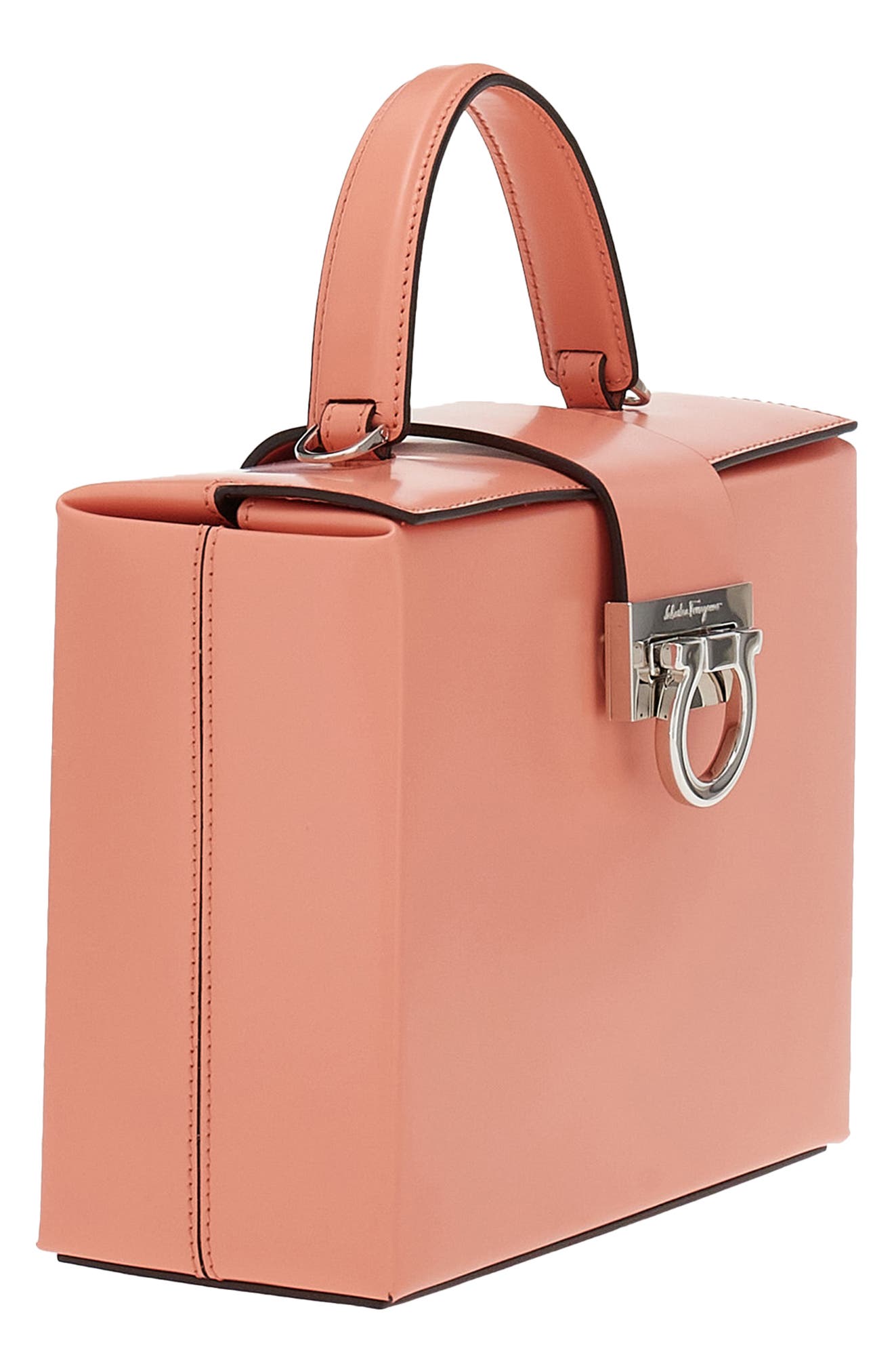 FERRAGAMO Trifolio Leather Train Case Nordstrom