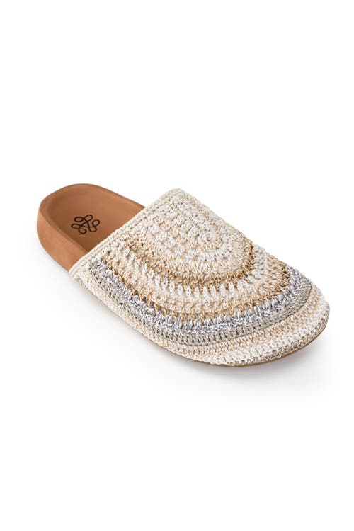 The Sak Bolinas Clog In Sand Stripe