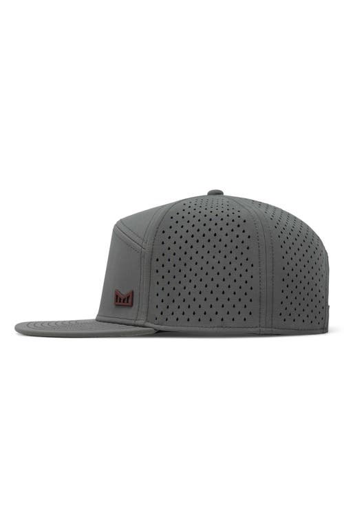 Shop Melin Trenches Icon Hydro Performance Snapback Hat In Pewter