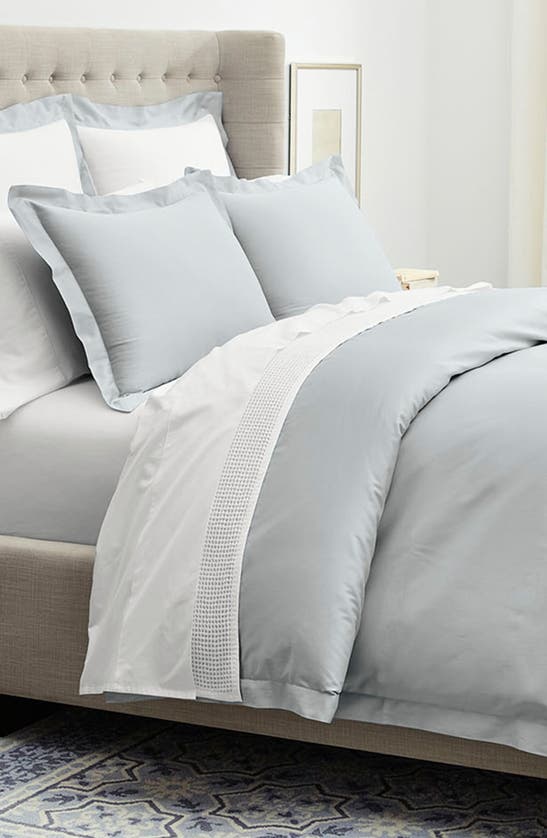 Boll & Branch Percale Hemmed Duvet Cover & Shams Set In Gray