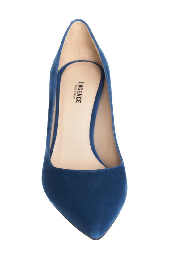 L Agence Eloise Pump In Teal