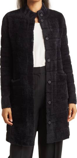 BY DESIGN Colette Quilted Faux Fur Jacket Nordstromrack