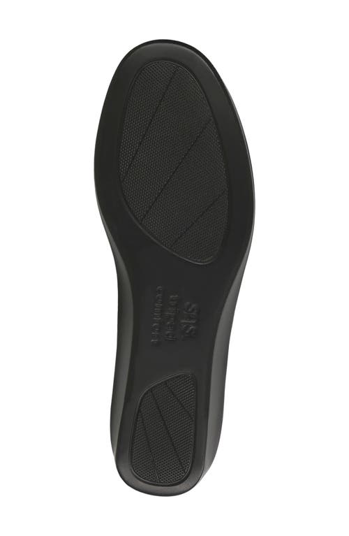 Sas Jade Zip Bootie In Black Leather