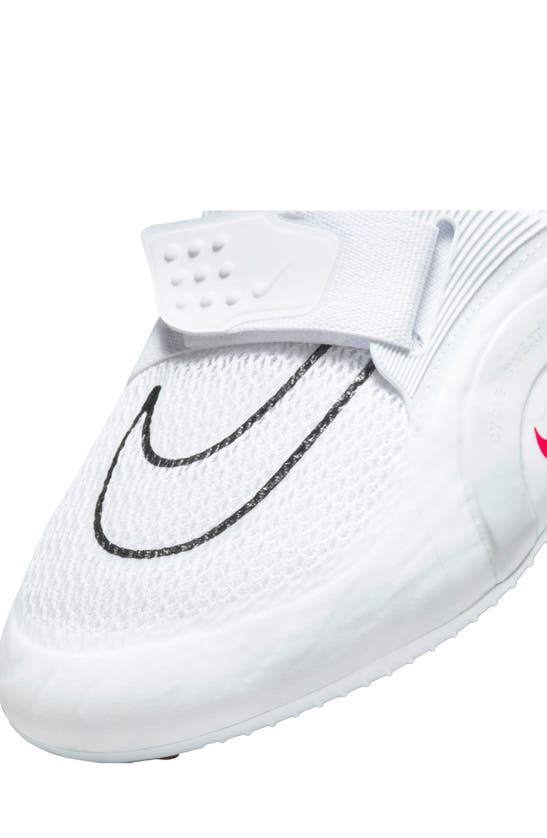 Nike Next Nature Superrep Cycle 2 Sneaker In White/ Black/ Siren Red