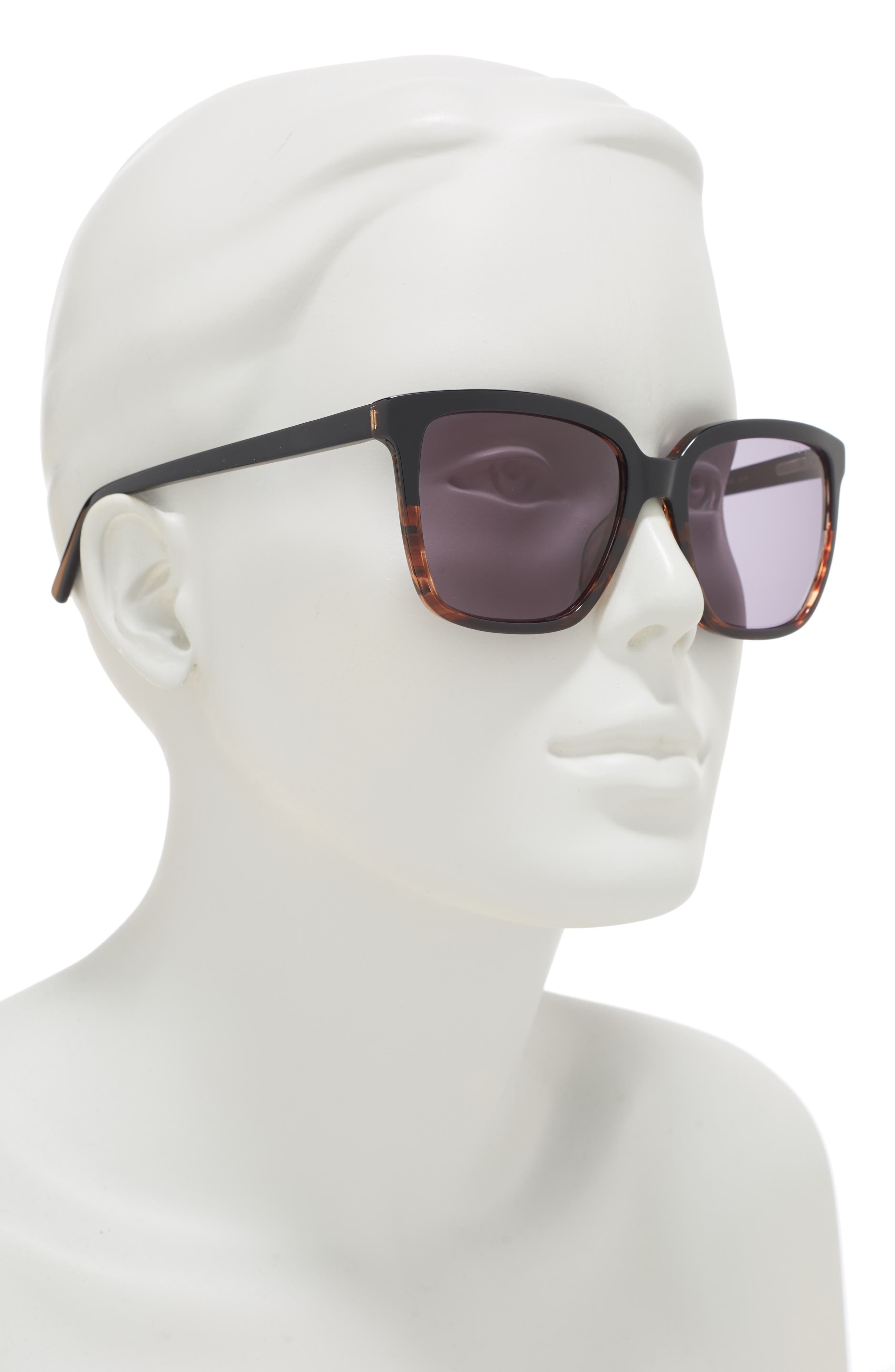 ted baker black square sunglasses