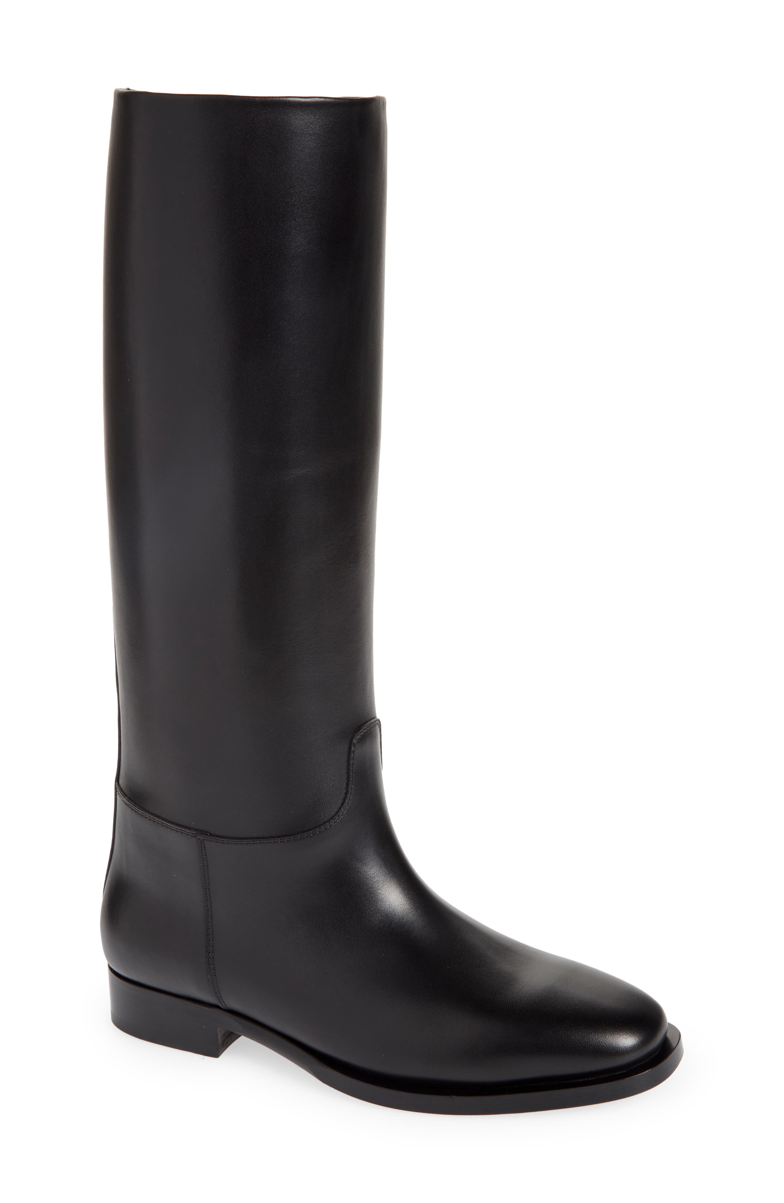 The Row Grunge Calfskin Riding Boot 
