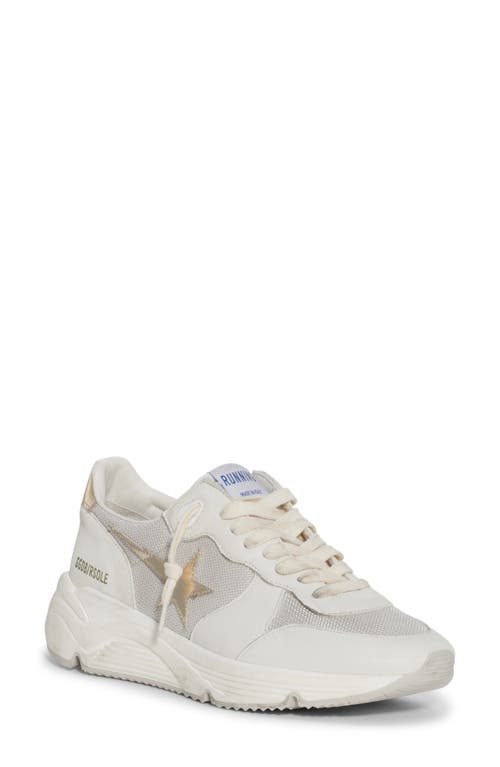 Golden Goose Running Sole Sneaker Silver/White/Platinum at Nordstrom,