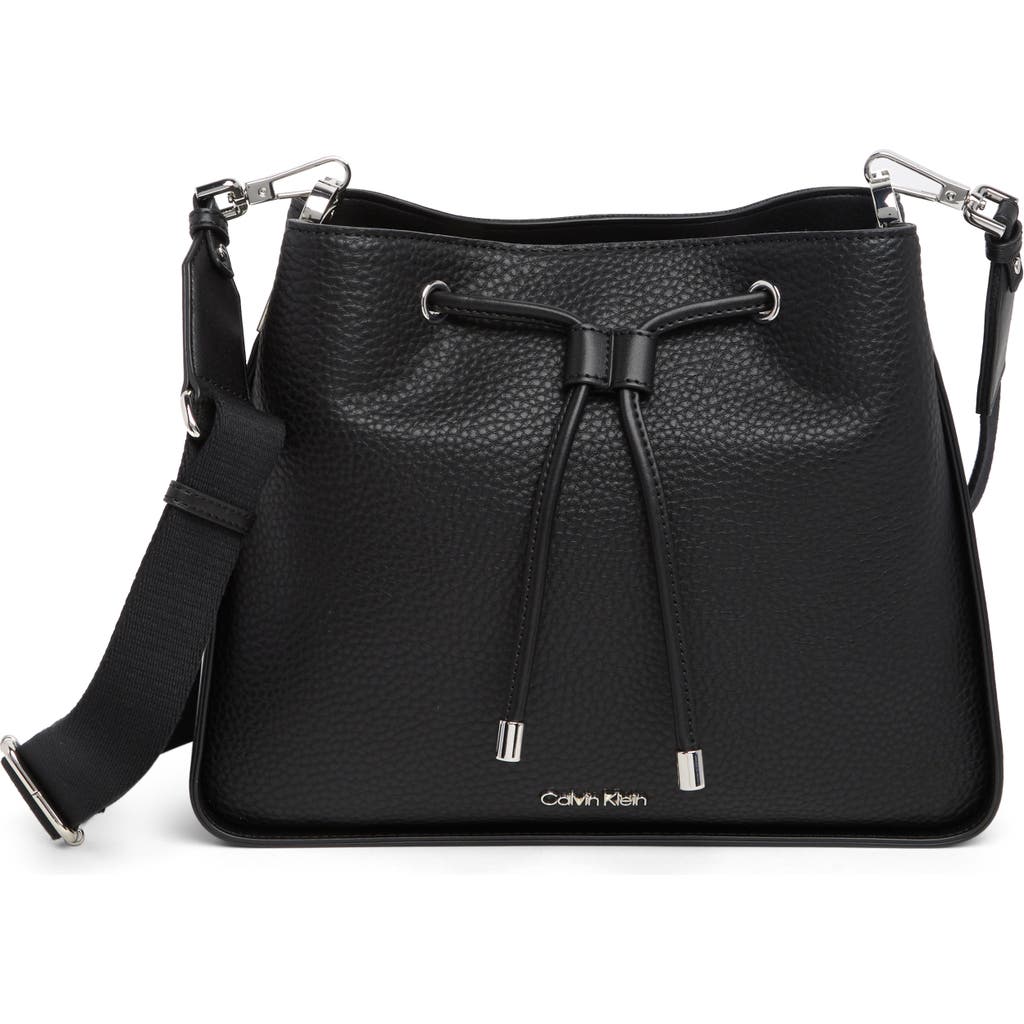 Calvin Klein Fay Crossbody Bag In Black
