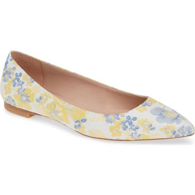 James Chan Nina Skimmer Flat, White