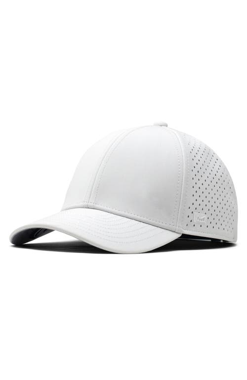 Melin Hydro A-Game Performance Snapback Baseball Cap in White