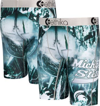 Ethika Men s Ethika Green Michigan State Spartans Spirit Boxer