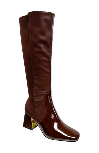 Ninety Union Lexington Knee High Boot In Brown