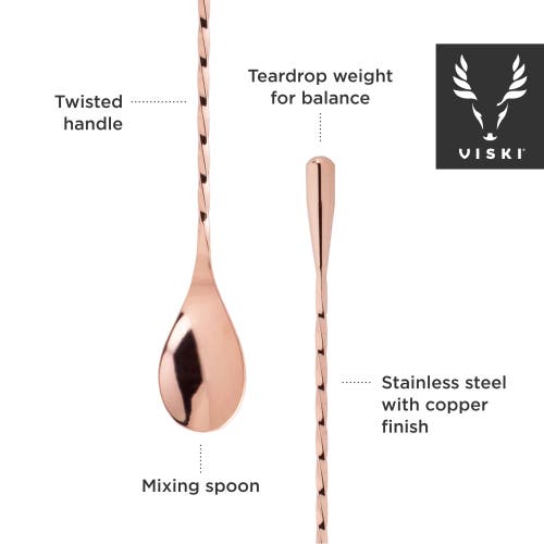 Viski 40cm Weighted Bar Spoon In Summit