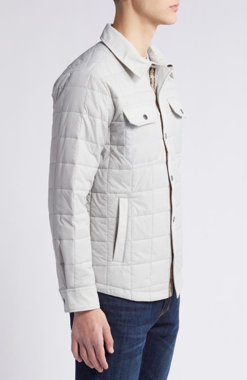 Shop Pendleton Arroyo Quilted Shirt Jacket In Fog