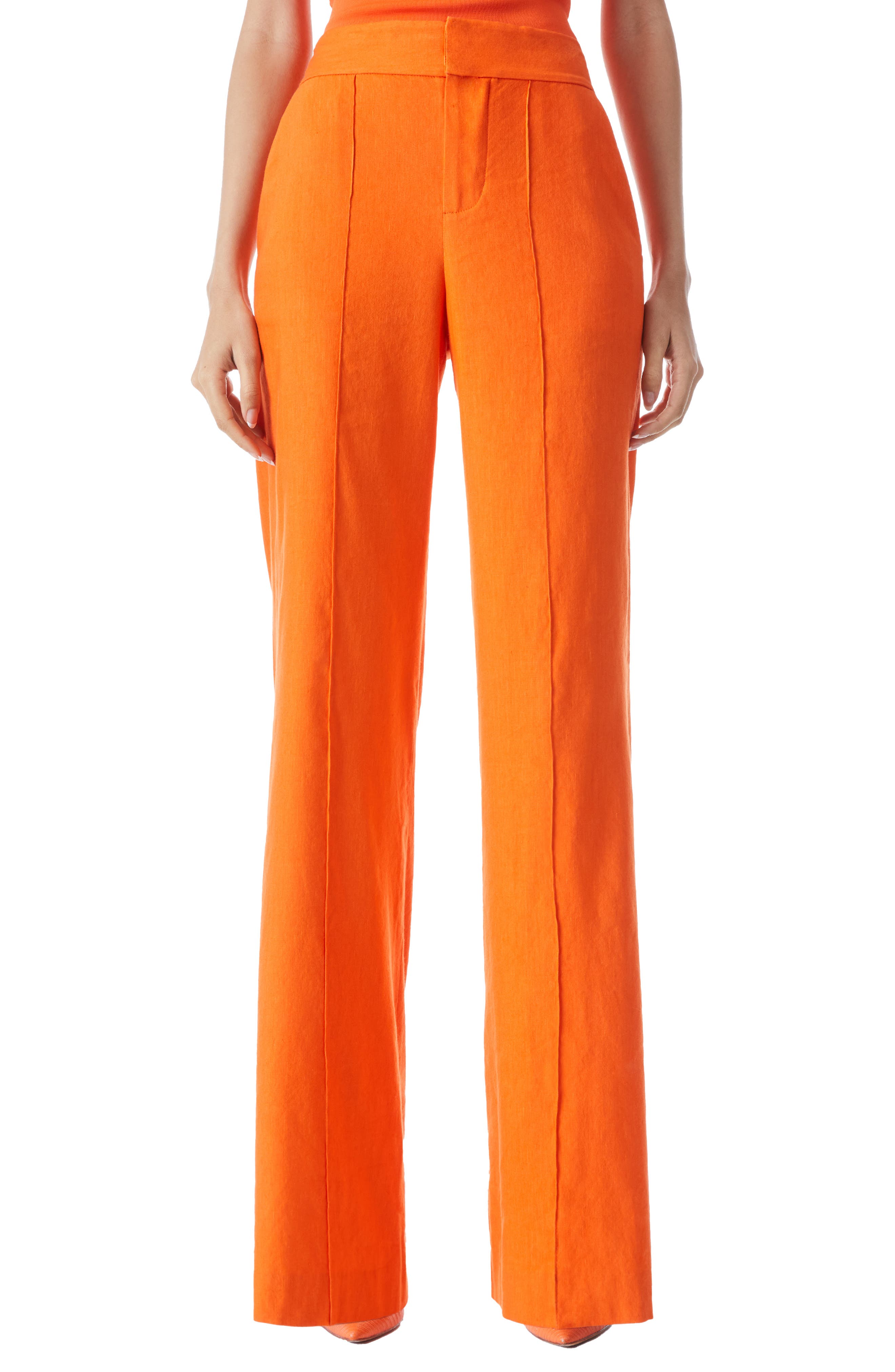 pastel orange pants