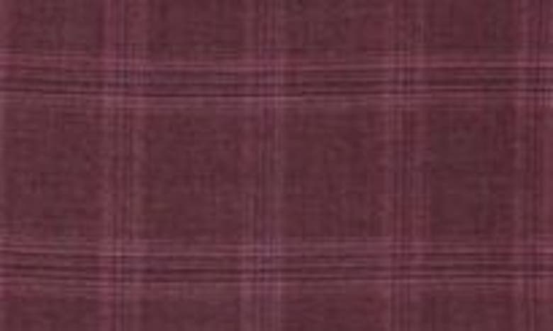 Soul Of London Soul Fancy Plaid Suit In Burgundy