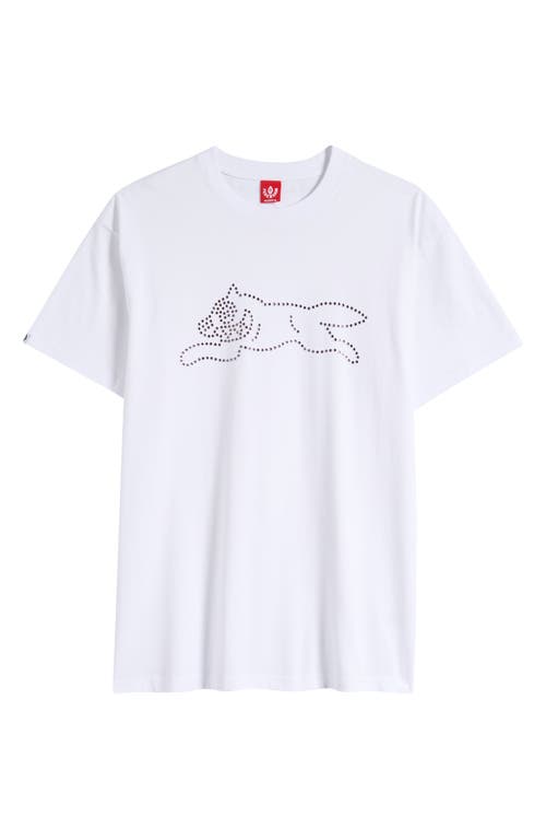 Shop Icecream In The Sky With Diamonds Cotton Graphic T-shirt In Bleach White