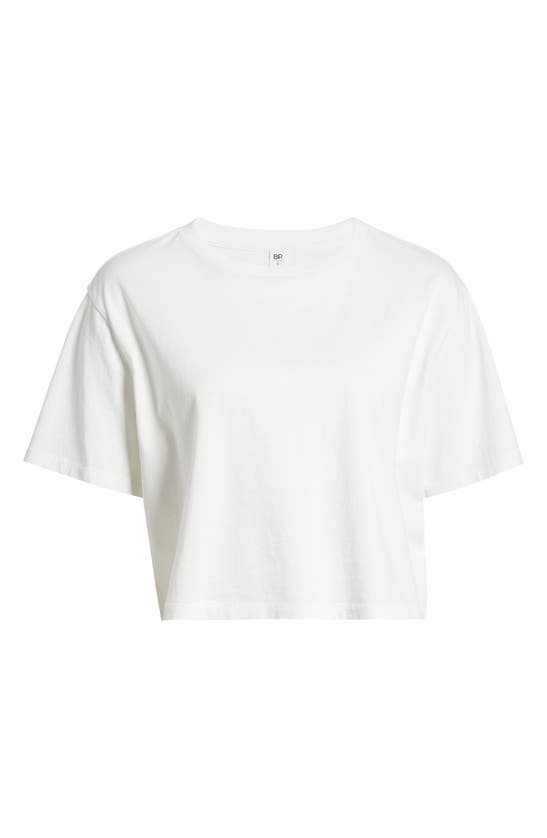 Shop Bp. Oversize Crop T-shirt In White Blanc