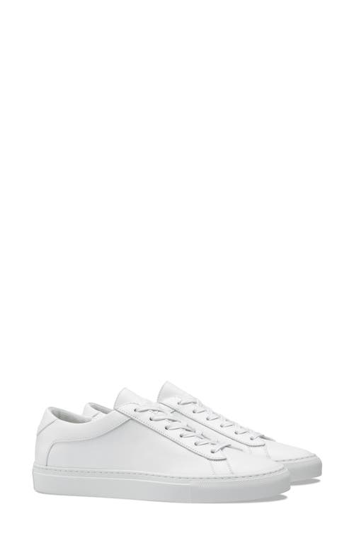 Koio Capri Leather Sneaker in White