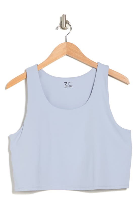 Z By Zella Let's Stretch Bra Tank Top In Blue Zen