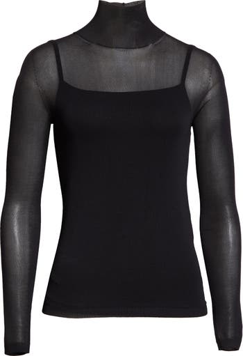 Max Mara SportMax Urbania Black Turtleneck Jersey.