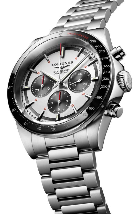 Longines Conquest Automatic Bracelet Watch, 42mm In White