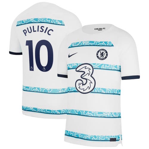 Men's Nike Christian Pulisic White Chelsea 2022/23 Away Breathe Stadium Replica Player Jersey