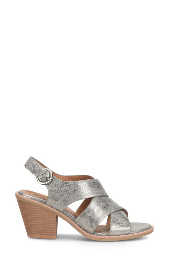 Eurosoft Terrie Block Heel Sandal In Pewter