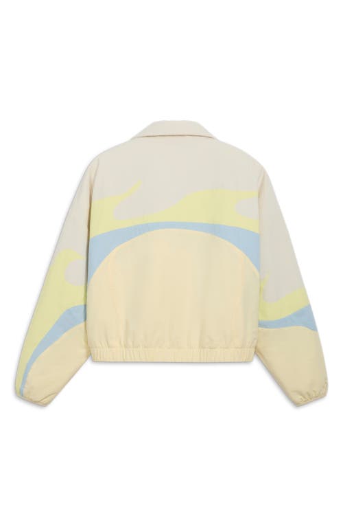 Puma X Collina Strada Cellerator Water Repellent Jacket In Creamy Vanilla