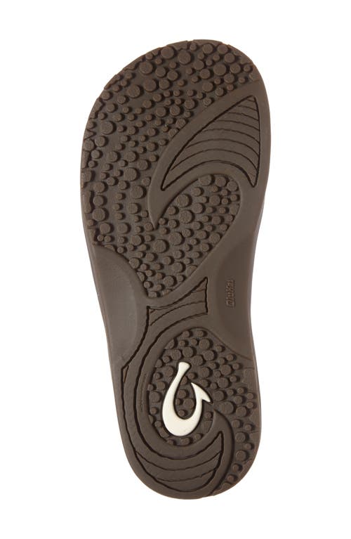 Shop Olukai Nalu Slide Sandal In Dark Java/dark Java