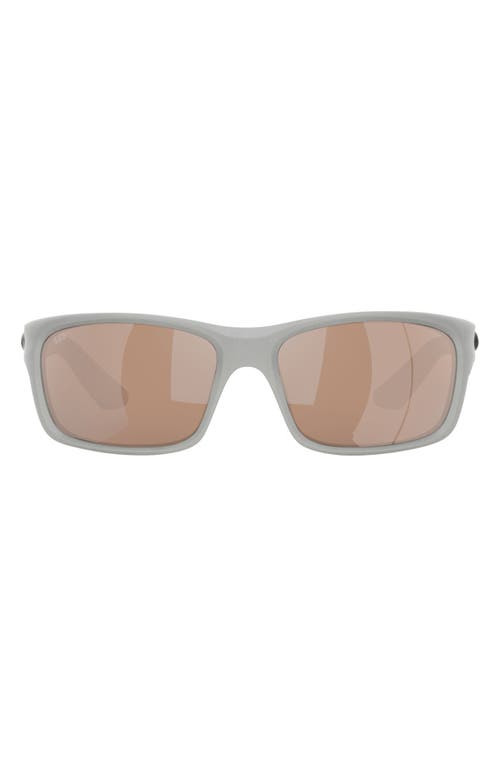 Costa Del Mar Jose Pro 62mm Polarized Oversize Rectangular Sunglasses in Copper at Nordstrom