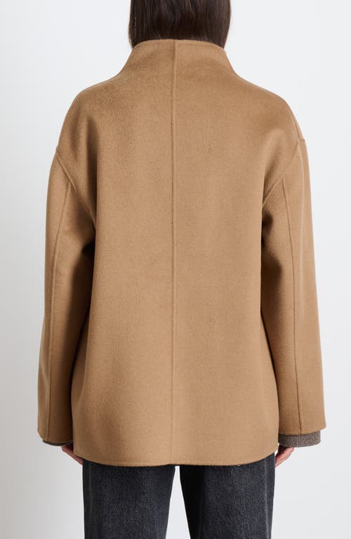 Shop Alex Mill Sophia Wool Blend Coat In Camel