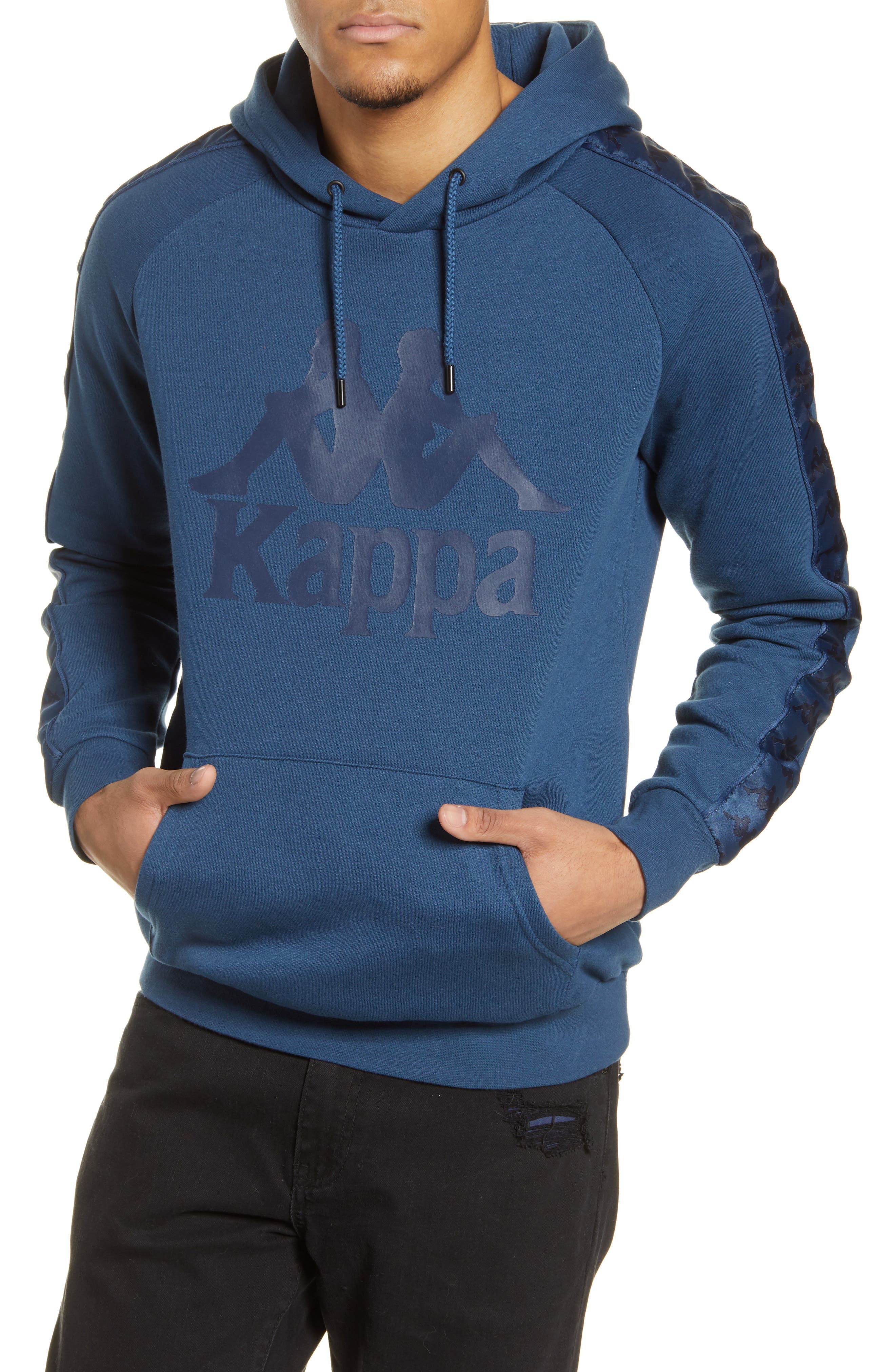 dark green kappa hoodie