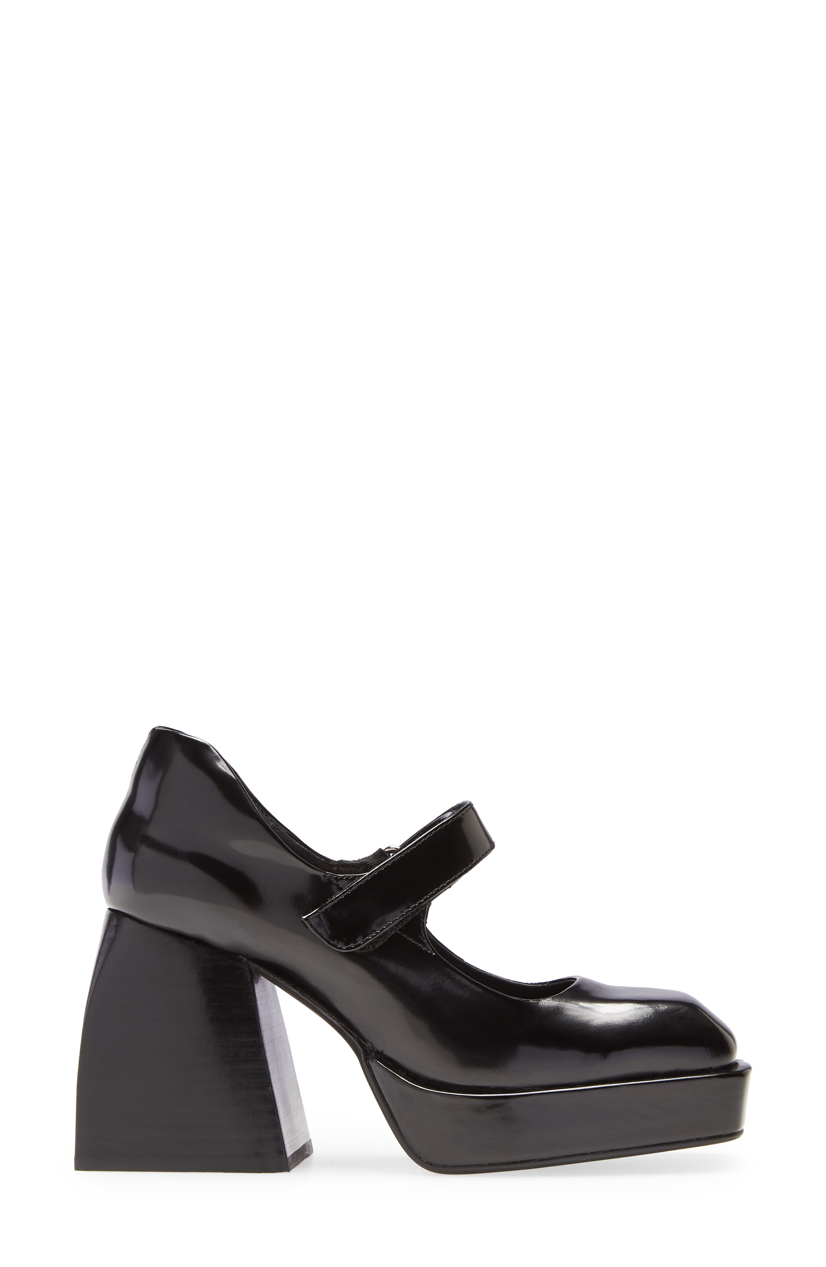 square toe mary jane platform