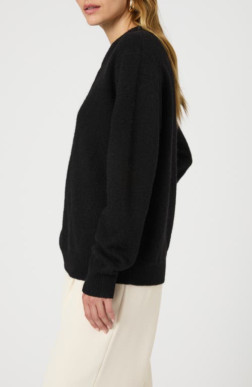 Shop French Connection Kesia Crewneck Sweater In Black