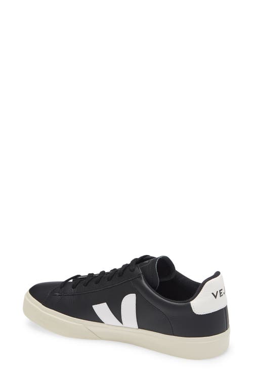 Shop Veja Gender Inclusive Campo Sneaker In Black/white