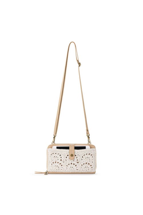 Shop The Sak Iris Smartphone Crossbody In Natural Fan