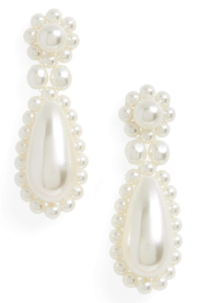 Simone Rocha Imitation Pearl Drop Earrings | Nordstrom