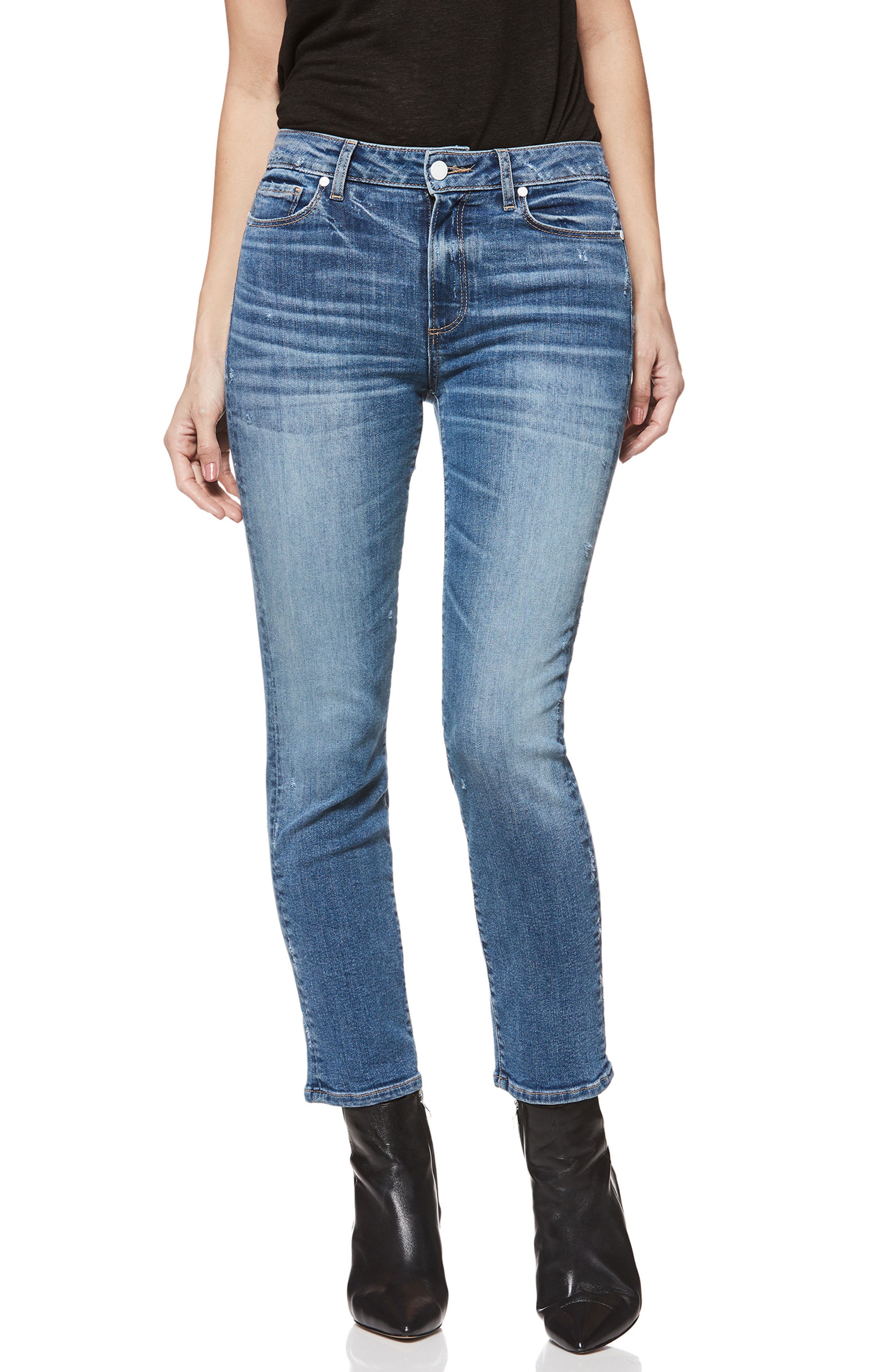 paige hoxton straight ankle jeans